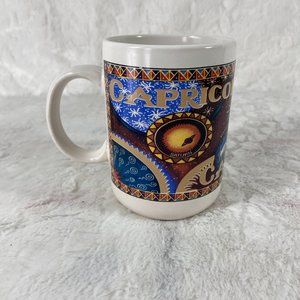 Capricorn Zodiac Astrology Sign Coffee Mug Vintage 1990's
